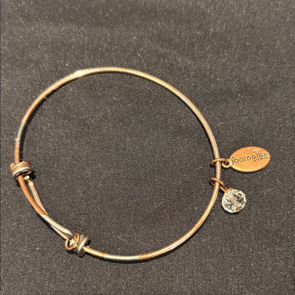 Footnotes Gold-Tone Charm Bracelet